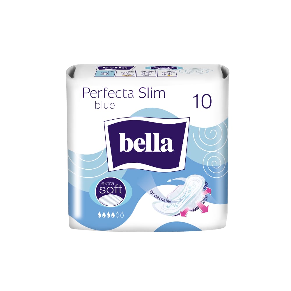 Absorbante Perfecta Slim Blue Extra Soft, 10 buc