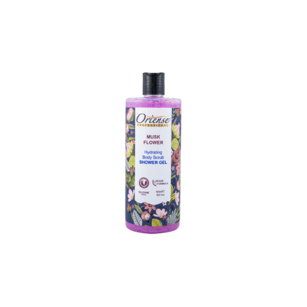 Gel de Duș Exfoliant Oriense Musk Flower, 500 ml