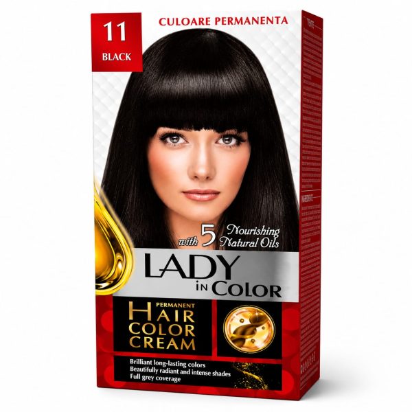 Vopsea de păr Lady in Color nr. 11 Black